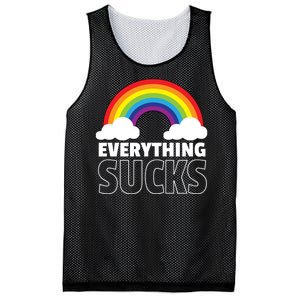 Everything Sucks Mesh Reversible Basketball Jersey Tank