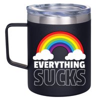 Everything Sucks 12oz Stainless Steel Coffee Mug