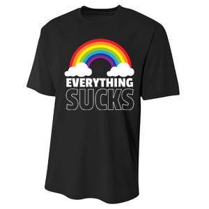 Everything Sucks Performance Sprint T-Shirt