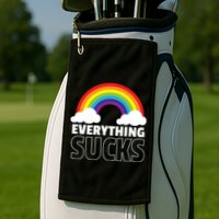 Everything Sucks Golf Towel
