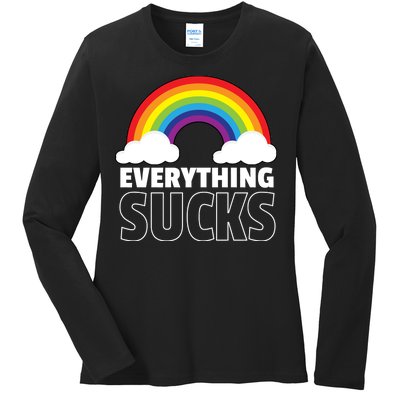 Everything Sucks Ladies Long Sleeve Shirt