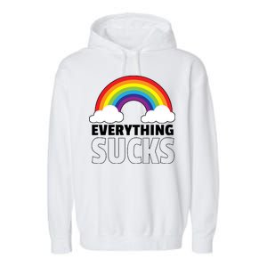 Everything Sucks Garment-Dyed Fleece Hoodie