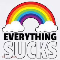 Everything Sucks Garment-Dyed Sweatshirt