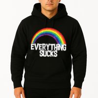 Everything Sucks Rainbow Hoodie