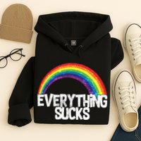 Everything Sucks Rainbow Hoodie