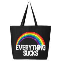 Everything Sucks Rainbow 25L Jumbo Tote