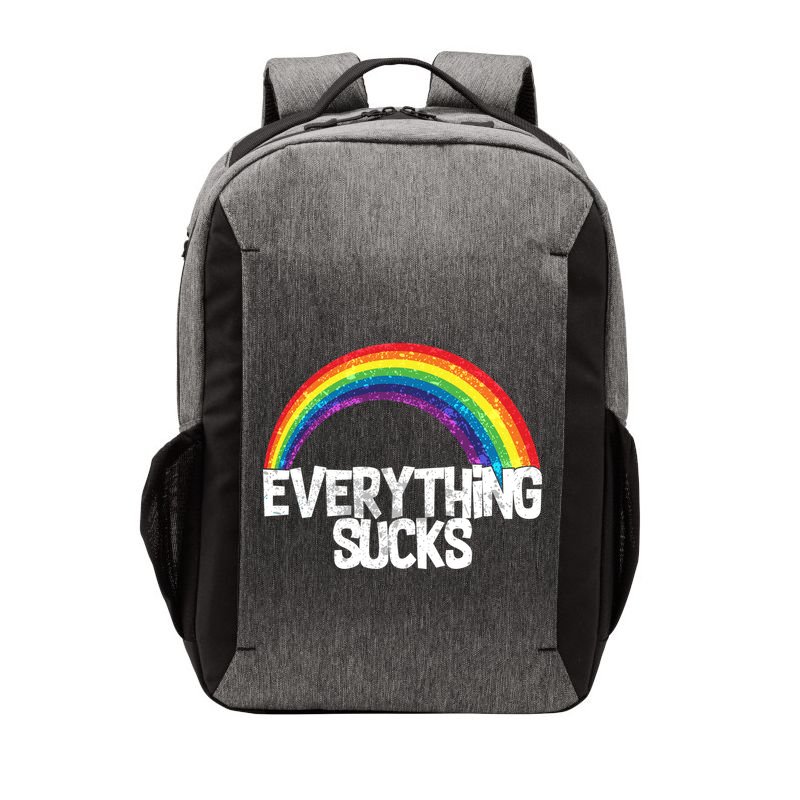 Everything Sucks Rainbow Vector Backpack