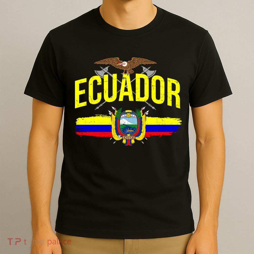Ecuador Vintage Flag T-Shirt