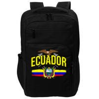 Ecuador Vintage Flag Impact Tech Backpack