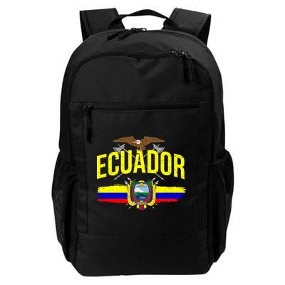 Ecuador Vintage Flag Backpack