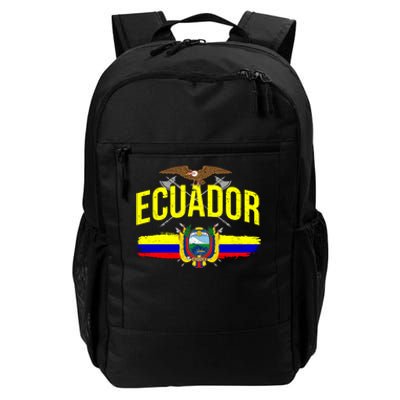 Ecuador Vintage Flag Daily Commute Backpack