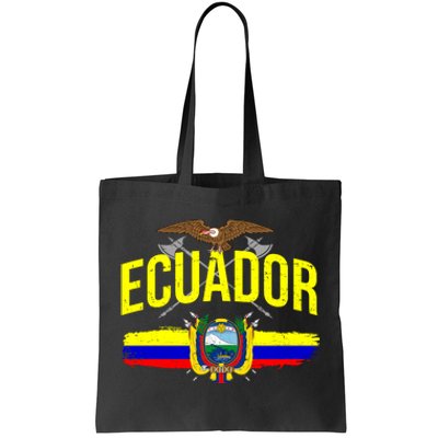 Ecuador Vintage Flag Tote Bag