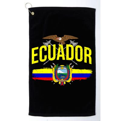 Ecuador Vintage Flag Golf Towel