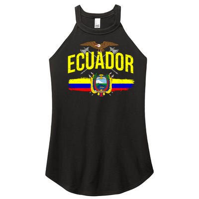 Ecuador Vintage Flag Women’s Perfect Tri Rocker Tank