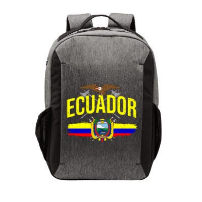 Ecuador Vintage Flag Vector Backpack