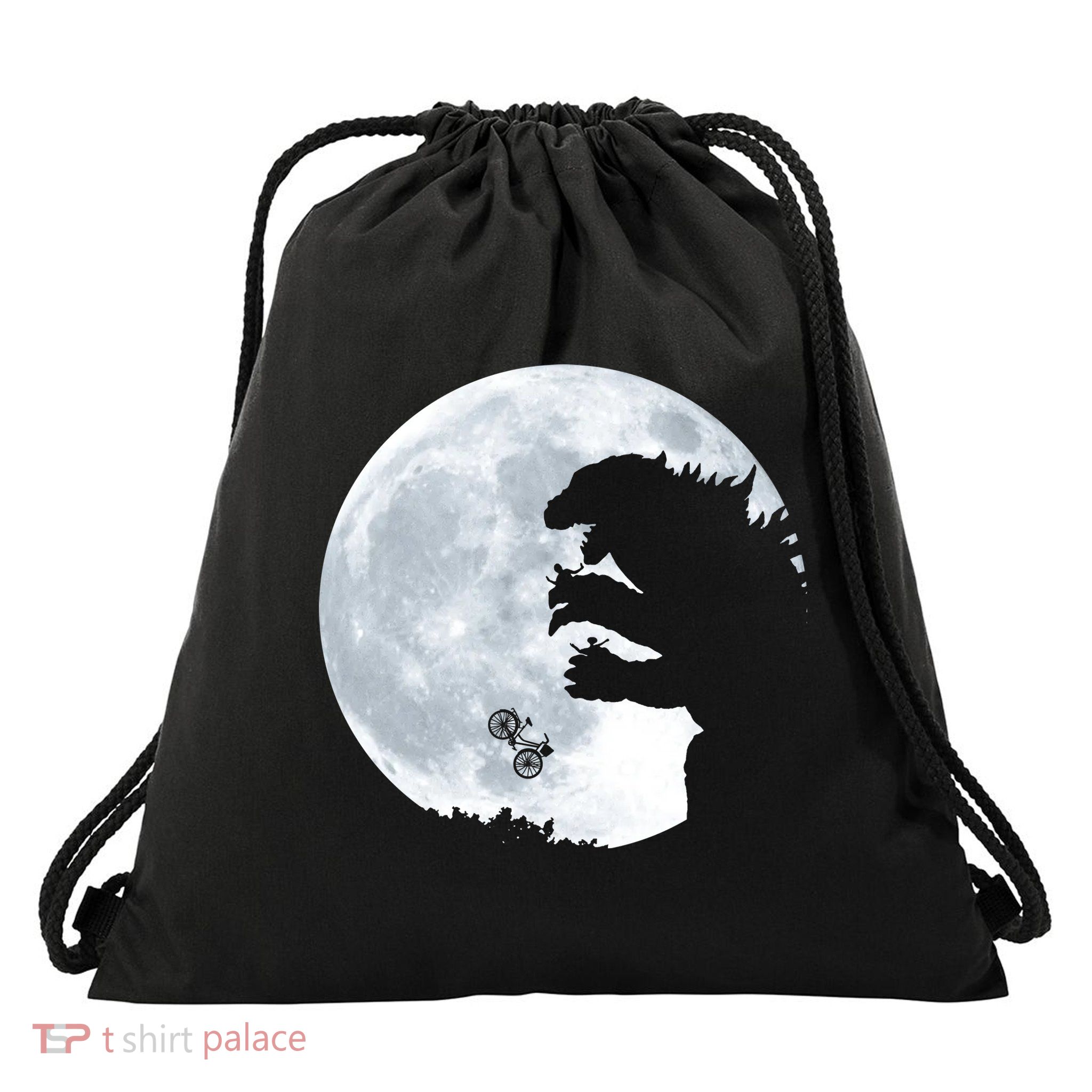 E.T Vs. Monster Drawstring Bag