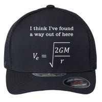 Escape Velocity Gravity Physics Engineer Flexfit Unipanel Trucker Cap