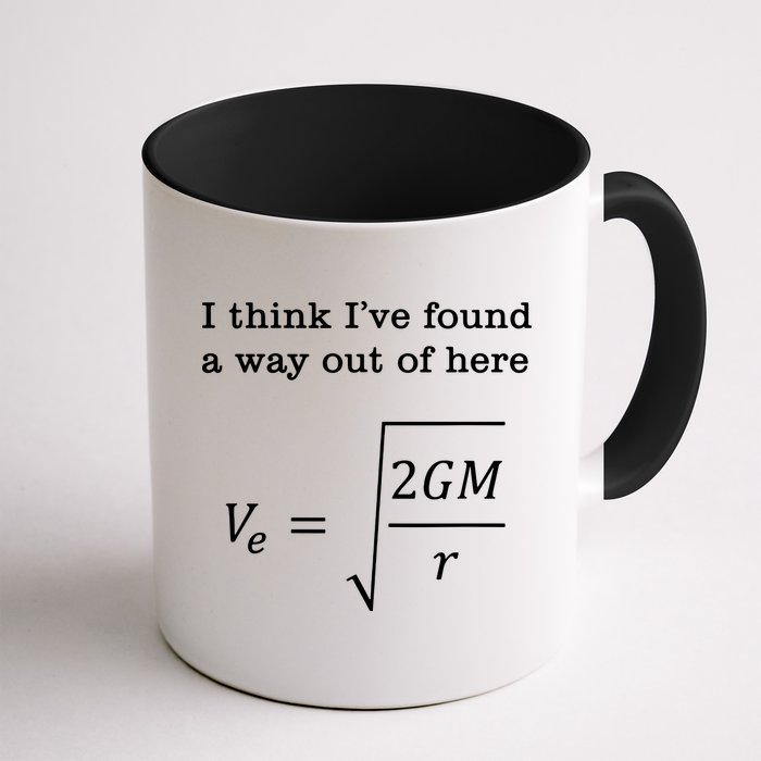 Escape Velocity Gravity Physics Engineer Mug