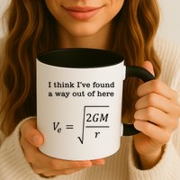 Escape Velocity Gravity Physics Engineer Mug