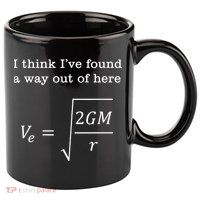 Escape Velocity Gravity Physics Engineer 11oz C Handle Ceramic Mug