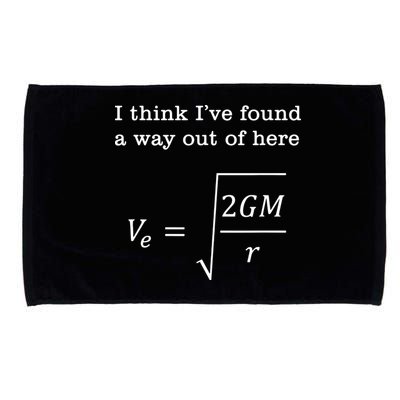 Escape Velocity Gravity Physics Engineer Microfiber Hand Towel