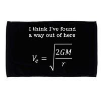Escape Velocity Gravity Physics Engineer Microfiber Hand Towel
