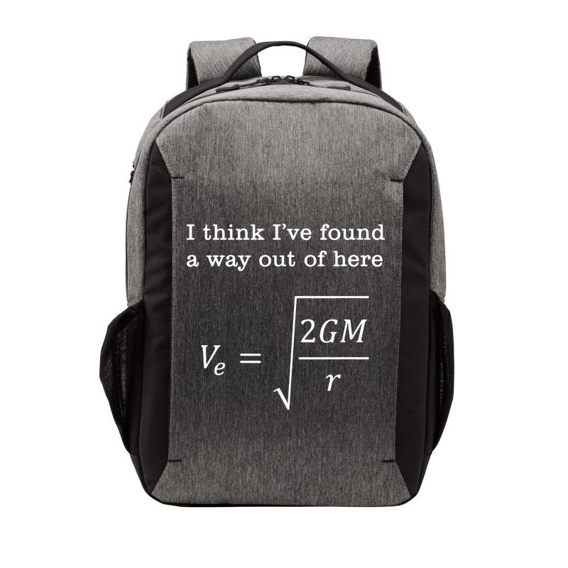 Escape Velocity Gravity Physics Engineer Vector Backpack