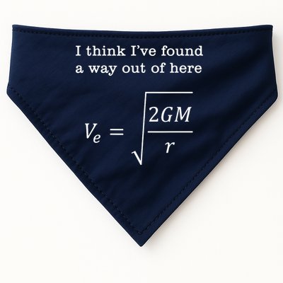 Escape Velocity Gravity Physics Engineer USA-Made Doggie Bandana