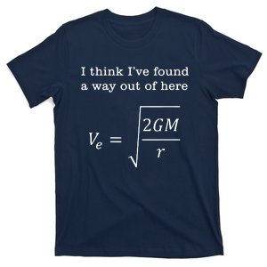 Escape Velocity Gravity Physics Engineer T-Shirt