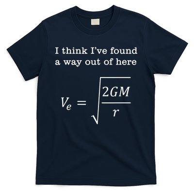 Escape Velocity Gravity Physics Engineer T-Shirt