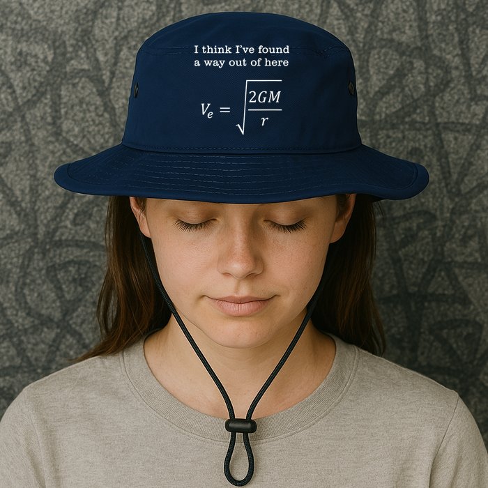Escape Velocity Gravity Physics Engineer Bucket Hat