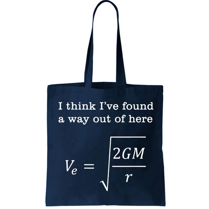 Escape Velocity Gravity Physics Engineer Bag