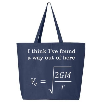 Escape Velocity Gravity Physics Engineer 25L Jumbo Tote