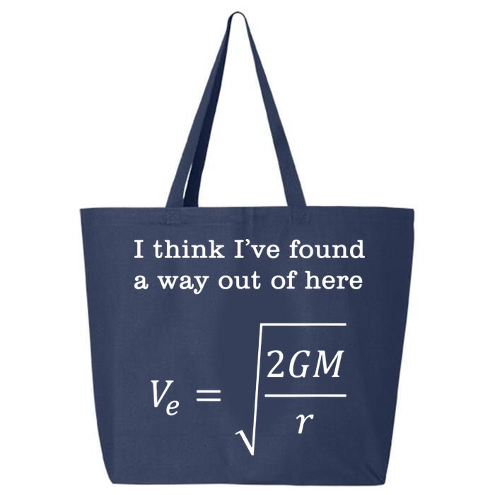 Escape Velocity Gravity Physics Engineer 25L Jumbo Tote