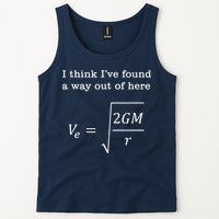Escape Velocity Gravity Physics Engineer Tank Top