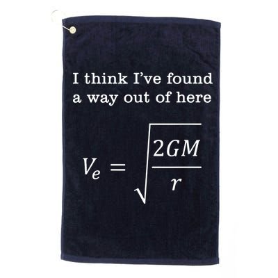 Escape Velocity Gravity Physics Engineer Golf Towel