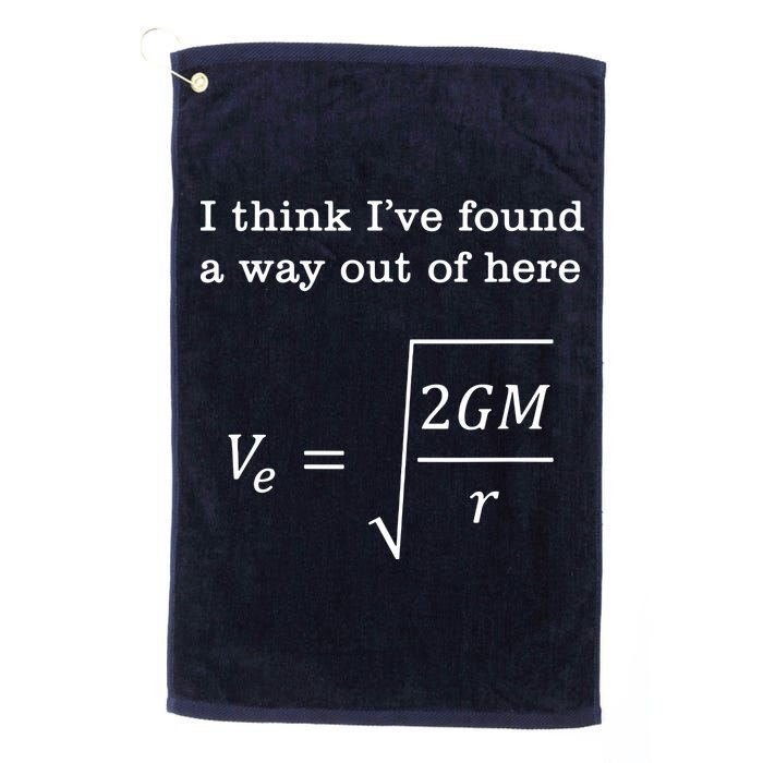 Escape Velocity Gravity Physics Engineer Golf Towel