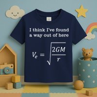 Escape Velocity Gravity Physics Engineer Toddler T-Shirt