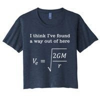 Escape Velocity Gravity Physics Engineer Crop Top