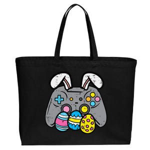 Easter Video Game Bunny Eggs Gaming Gamern Cotton Canvas Jumbo Tote