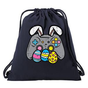 Easter Video Game Bunny Eggs Gaming Gamern Drawstring Bag