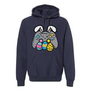 Easter Video Game Bunny Eggs Gaming Gamern Premium Hoodie