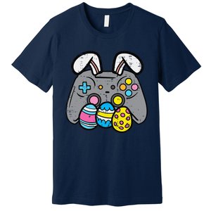 Easter Video Game Bunny Eggs Gaming Gamern Premium T-Shirt