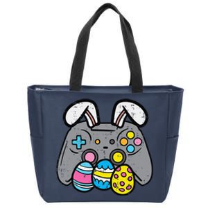 Easter Video Game Bunny Eggs Gaming Gamern Zip Tote Bag