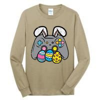 Easter Video Game Bunny Eggs Gaming Gamern Tall Long Sleeve T-Shirt