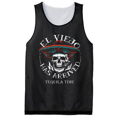 El Viejo Has Arrived Tequila Time Vintage Mesh Reversible Basketball Jersey Tank