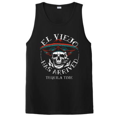 El Viejo Has Arrived Tequila Time Vintage PosiCharge Competitor Tank