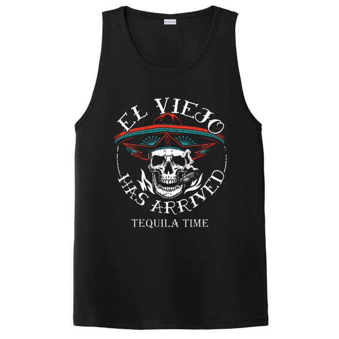 El Viejo Has Arrived Tequila Time Vintage PosiCharge Competitor Tank