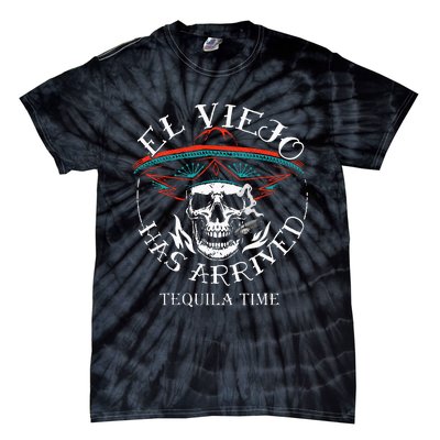 El Viejo Has Arrived Tequila Time Vintage Tie-Dye T-Shirt