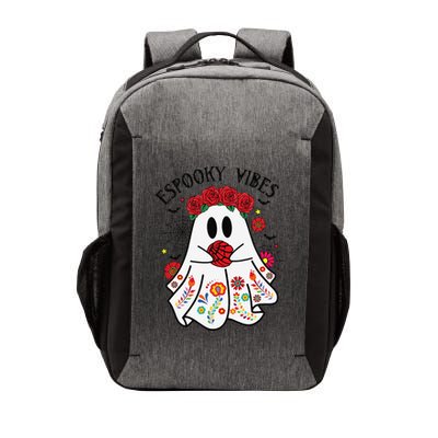 Espooky Vibes Halloween Ghost Mexican Concha Spooky Mama Gift Vector Backpack